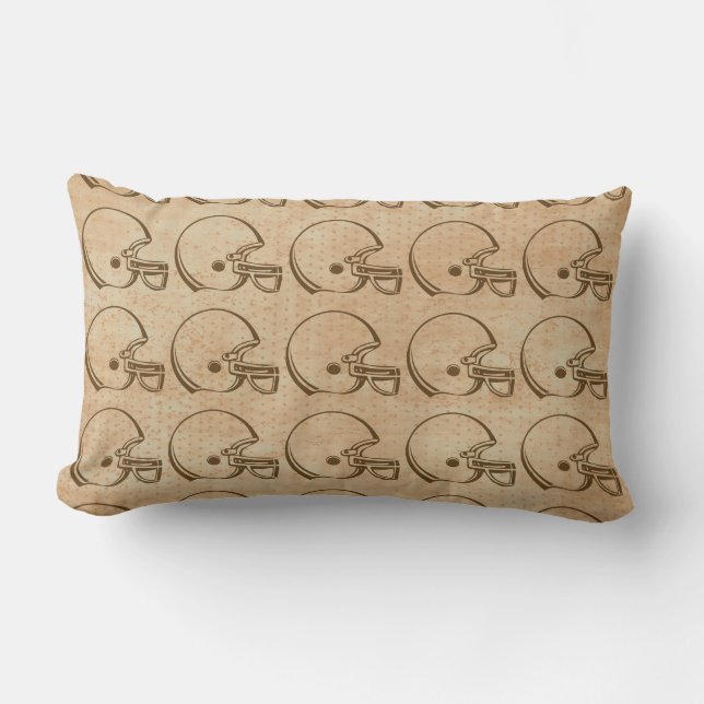 Brown-Thema-Football-Helmkissen Lendenkissen (Vorderseite)