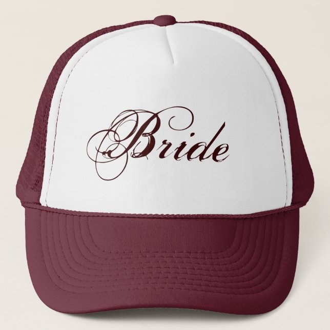 Brown thème naturel Bride casquette (Devant)
