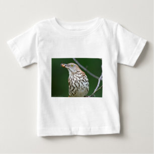 Brown Thrasher w/Catch of the Day Geschenke Beklei Baby T-shirt