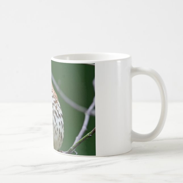 Brown Thrasher w/Catch of the Day Geschenke Beklei Kaffeetasse (Rechts)