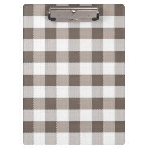 Brown-Tischdecke-Muster Klemmbrett