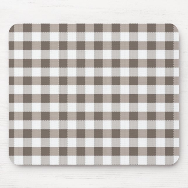 Brown-Tischdecke-Muster Mousepad (Vorne)