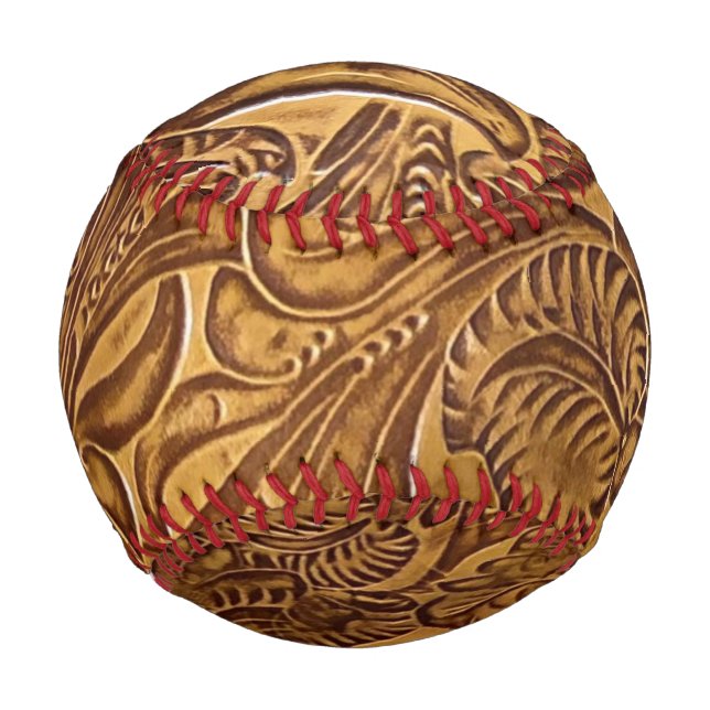 Brown Toolted Imitats Leather Baseball (Rückseite)