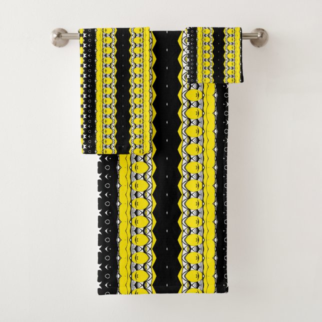 Brown tribal et Motif noir (En situation)