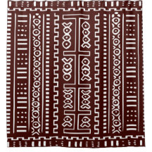 Brown und weißer Schlamm-Stoff