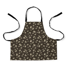 Brown vintage butterfly motif pattern