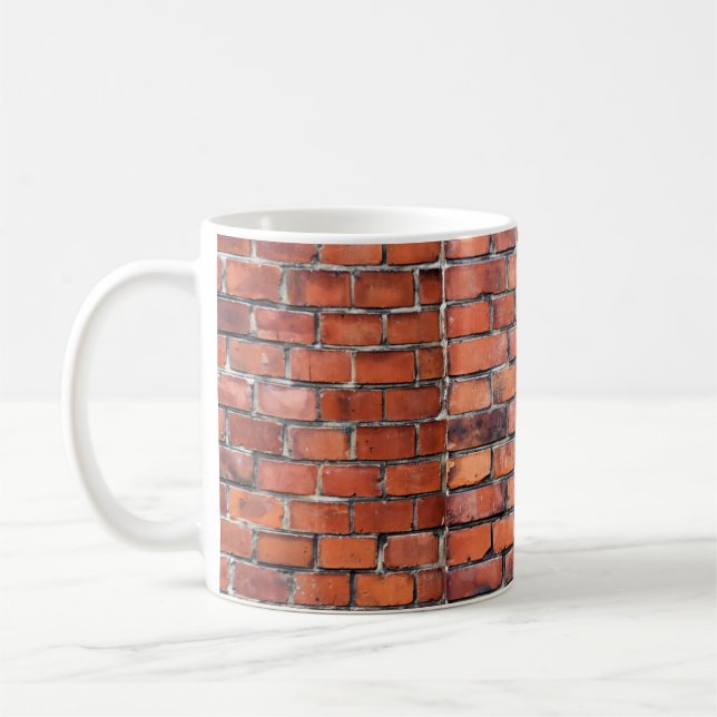 Brown wall brick kaffeetasse (Links)