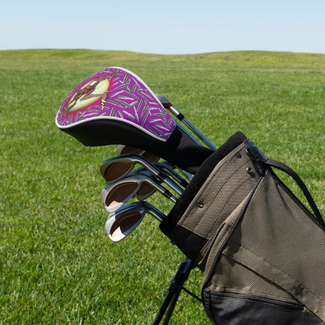 Brown Werewolf Full Moon Fierce Lila Halloween Golf Headcover (In SItu)