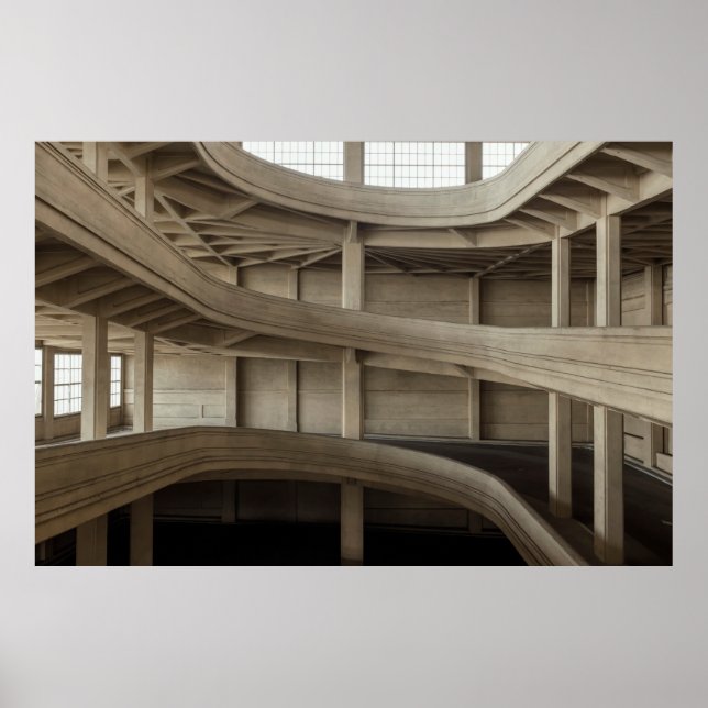 BROWN WOODEN FRAME CEILING DURING DAYTIME POSTER (Vorne)