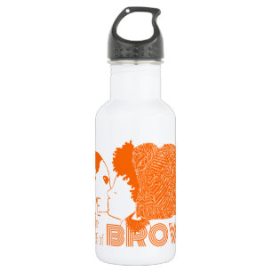 BROWNE LIEBE IN ORANGE EDELSTAHLFLASCHE
