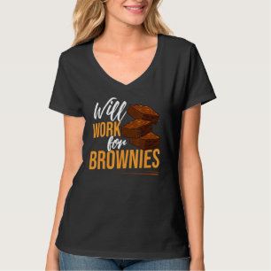 Brownie Cookie Rezept Bars Mix Keto T-Shirt