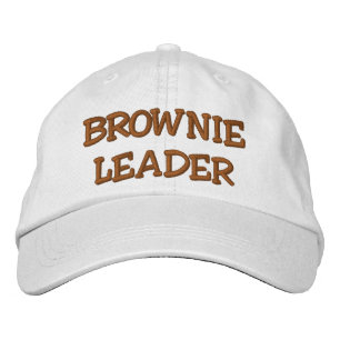 BROWNIE LEADER BESTICKTE KAPPE