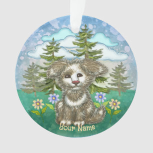 Brownie Pup Hund Ornament