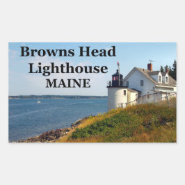 Browns Head Lighthouse, Maine Stickers