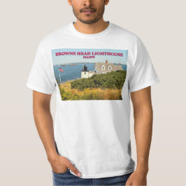 Browns Head Lighthouse, Maine T - Shirt