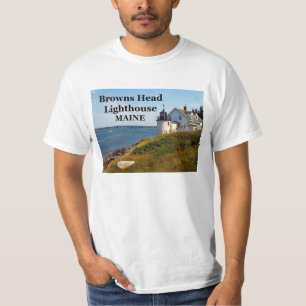 Browns Head Lighthouse, Maine T - Shirt