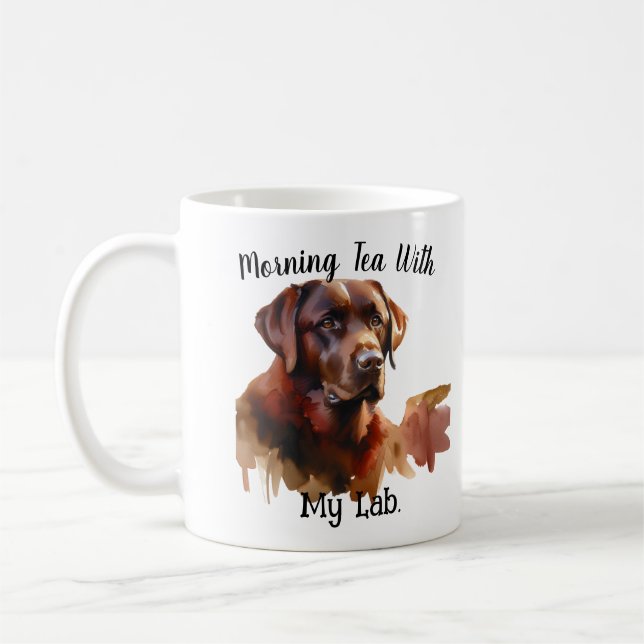 Browns ''Morning Tee with My Labrador'' Tasse (Links)