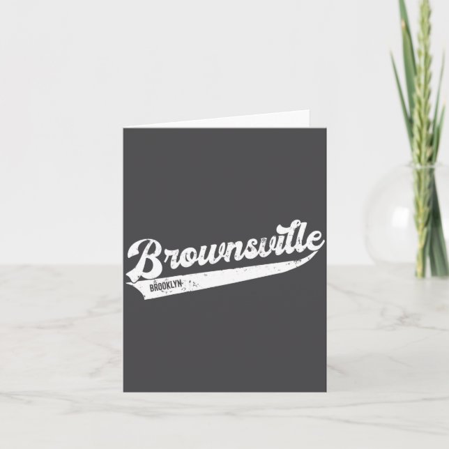 Brownsville Brooklyn New York City _1  Karte (Vorderseite)