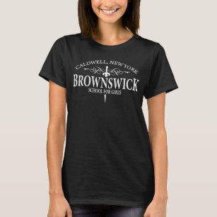 Brownswick Schulschwarz-Dolch-Bruderschafts-T - T-Shirt