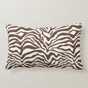 Brownzebra-Druck Lendenkissen