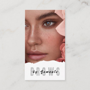 Brows Aftercare PMU Microblading Henna Salon Busin Visitenkarte
