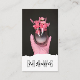 Brows Aftercare PMU Microblading Henna Salon Busin Visitenkarte