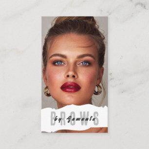 Brows Aftercare PMU Microblading Henna Salon Busin Visitenkarte