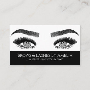 Brows & Lashes Microblading, Eyelash Extensions Visitenkarte
