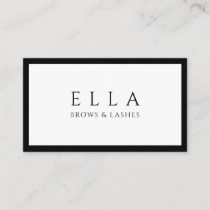Brows & Lashes Salon Lash Extensions Visitenkarte