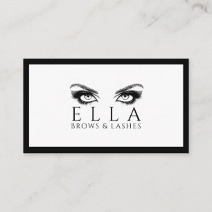 Brows & Lashes Salon Lash Extensions Visitenkarte