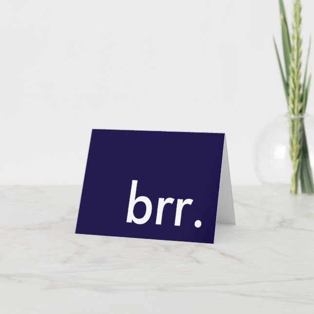 brr. es ist ein Party im Winter! Einladung (Vorderseite)
