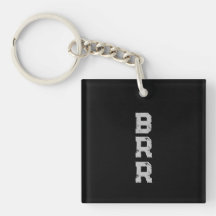 BRR-Logo Grau Buchstaben schwarzer Hintergrund
