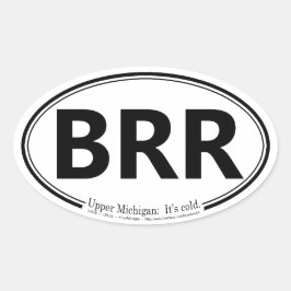 BRR UP Michigan European Style Tax Sticker