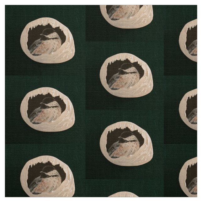 Brrr Chickadee Stoff (Muster)