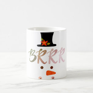 BRRR Schneemann-Gesicht Kaffeetasse