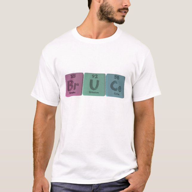 Bruce als Brom-Uran-Cer T-Shirt (Vorderseite)