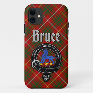 Bruce Clan Abzeichen & Tartan Phone Case