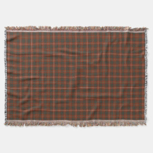 Bruce Clan verwitterter Tartan Decke