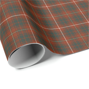 Bruce Clan verwitterter Tartan Geschenkpapier