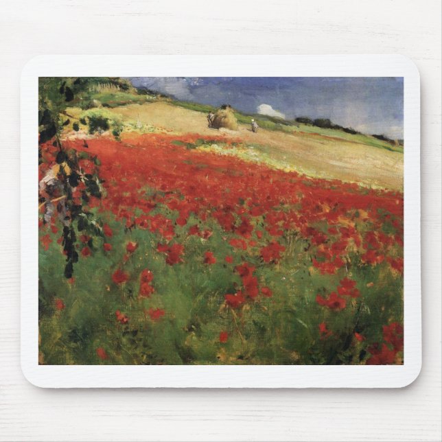 BRUCE, der Mohnblumenmohnblume Williams Blair Mousepad (Vorne)