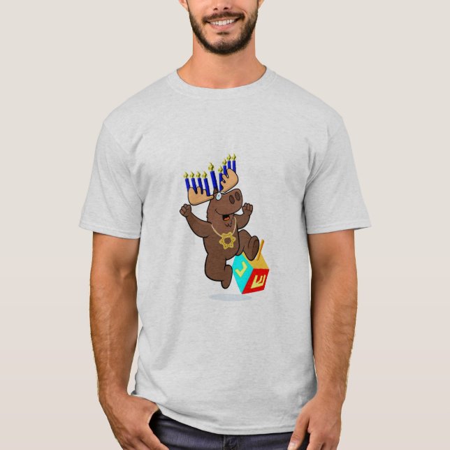 Bruce die Chanukah Elche T-Shirt (Vorderseite)