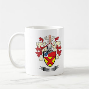 Bruce-Familienwappen-Wappen Kaffeetasse