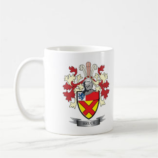 Bruce-Familienwappen-Wappen Kaffeetasse