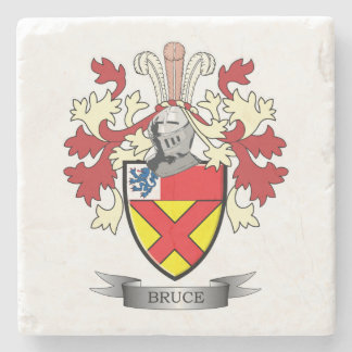 Bruce-Familienwappen-Wappen Steinuntersetzer