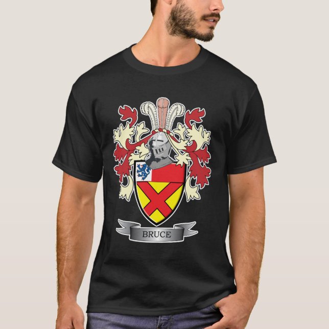 Bruce-Familienwappen-Wappen T-Shirt (Vorderseite)