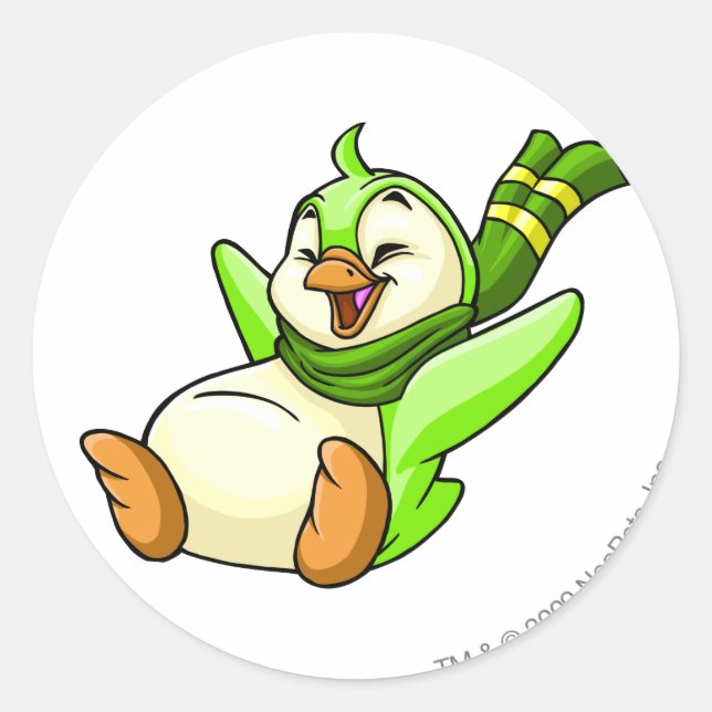 Bruce Green Runder Aufkleber (Vorderseite)