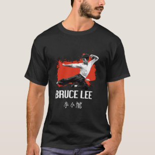 Bruce Lee Kampfsport Kung Fu Kick T-Shirt
