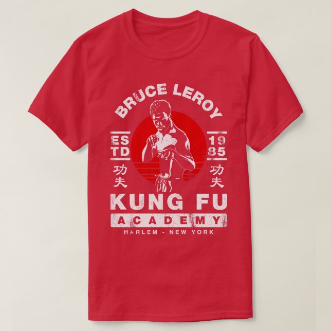 Bruce Leroy Academy T-Shirt (Design vorne)