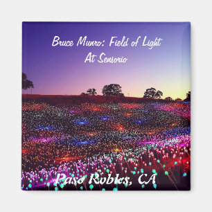 Bruce Munro, Feld des Lichtes, Paso Robles, CA Magnet