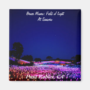 Bruce Munro, Feld des Lichtes, Paso Robles, CA Magnet